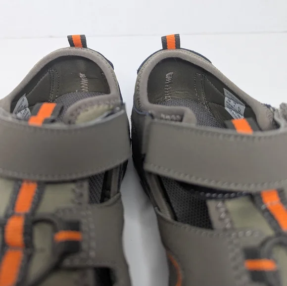 Merrell Hydro H2O Sandals Boy's Size 5 Gray & Orange - Picture 11 of 14